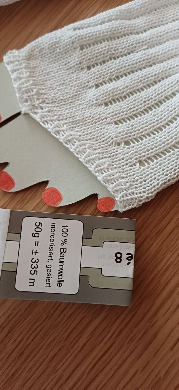 Calze: Zehen-Socken Baumwolle Weiss Grösse 37-40 Spitzenmuster neu – Nuovo e nell'imballaggio originale da Amriswil venduto da SANNamerino 2
