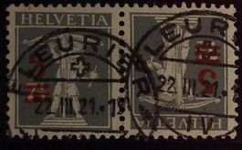 K14, Kehrdruck Aufbrauchsausgabe Rundstempel Kt. 130.-