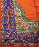 Vintage Style Oushak Orientteppich 380 x 310 cm