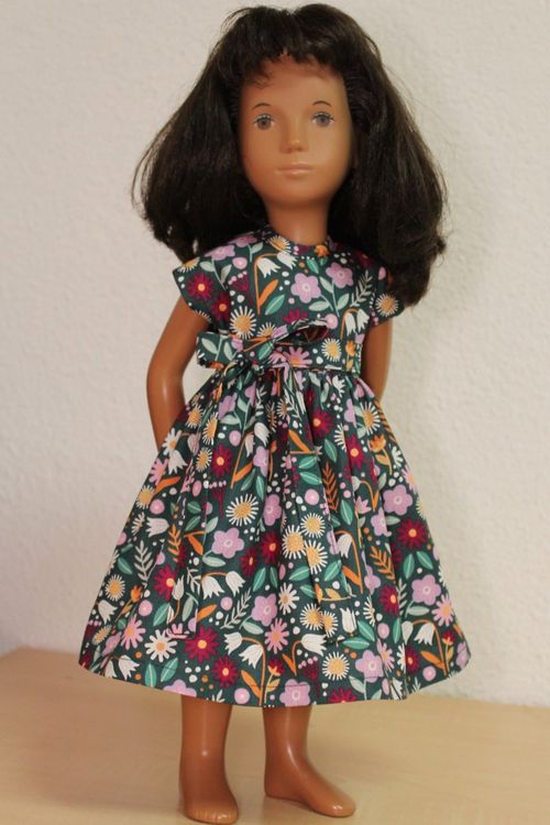 Schwarz Grau Modisches Puppenkleid Für 11,5" 1/6 Kleidung
