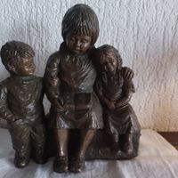entzückender Figur aus Terrakotta um 1890 signiert