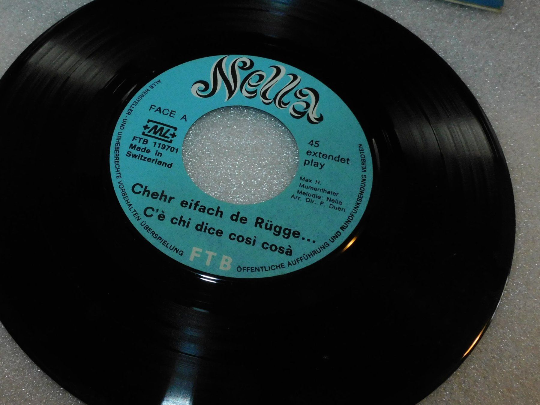 Dischi in vinile: Single Nella Chehr eifach de Rügge - 50er 60er   Single – Usato da Sursee venduto da 76 1