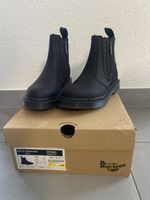 Bottines neuves en cuir noir Dr. Martens Alyson zip 37