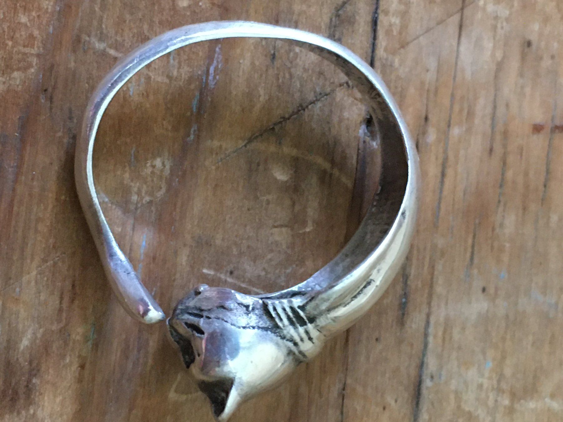Anelli: bague en argent 925 motif chat – Usato da troinex venduto da brumematinale 2