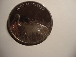 Schöne Tiermedaille "Mandschurenkranich" 2014, WWF