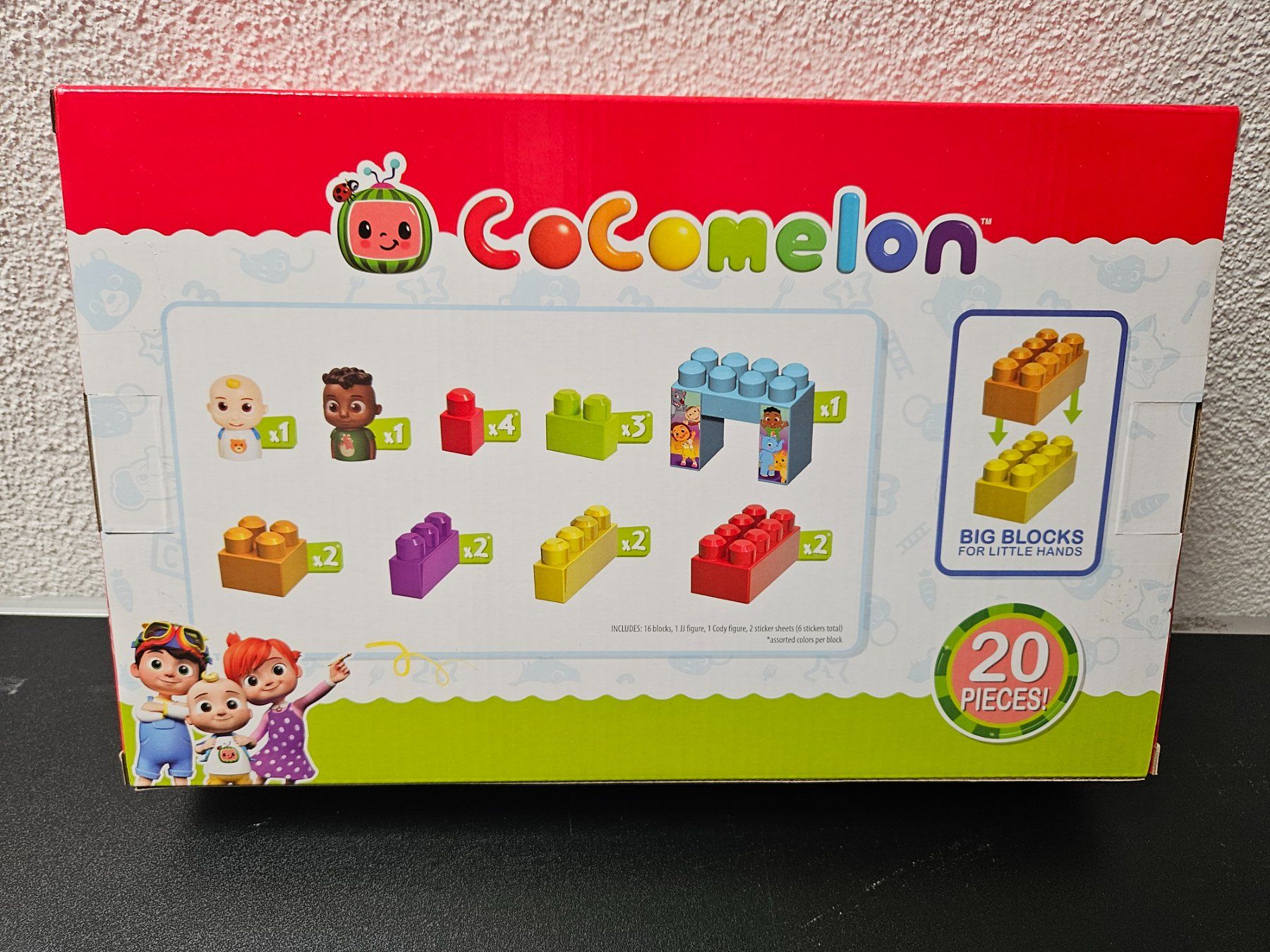 Giocattoli: Neu - Cocomelon - Bauset 20tlg – Nuovo e nell'imballaggio originale da Dagmersellen venduto da Jarsetz_Restposten 1