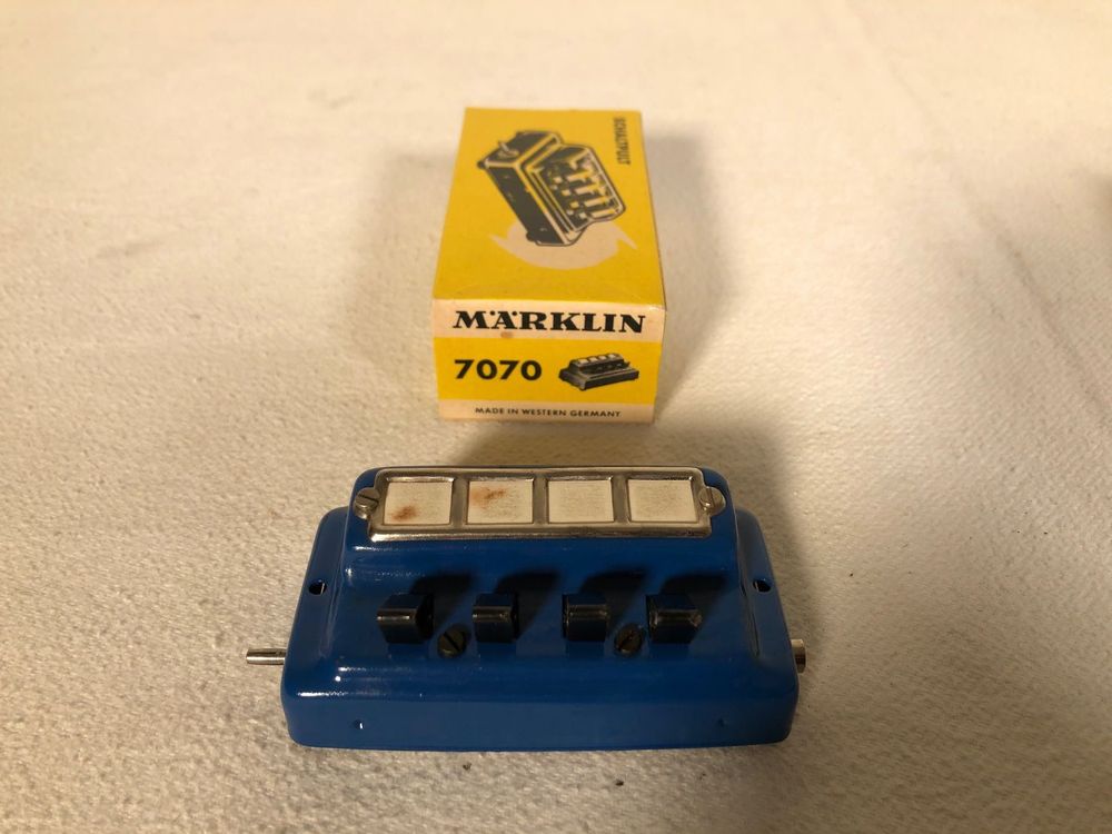 Tableau De Commande Marklin 7070 – HO – Comme Neuf – Boîte Bon état
