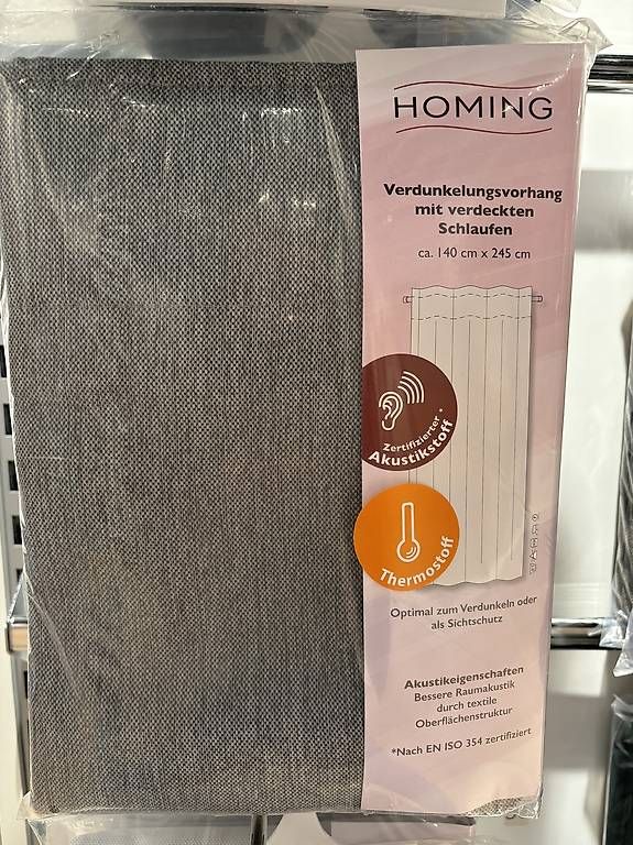 Tende: Vorhang grau "Galdin" 140cm x 245cm 2 Stk – Nuovo e nell'imballaggio originale da Würenlingen venduto da kaktus_3
