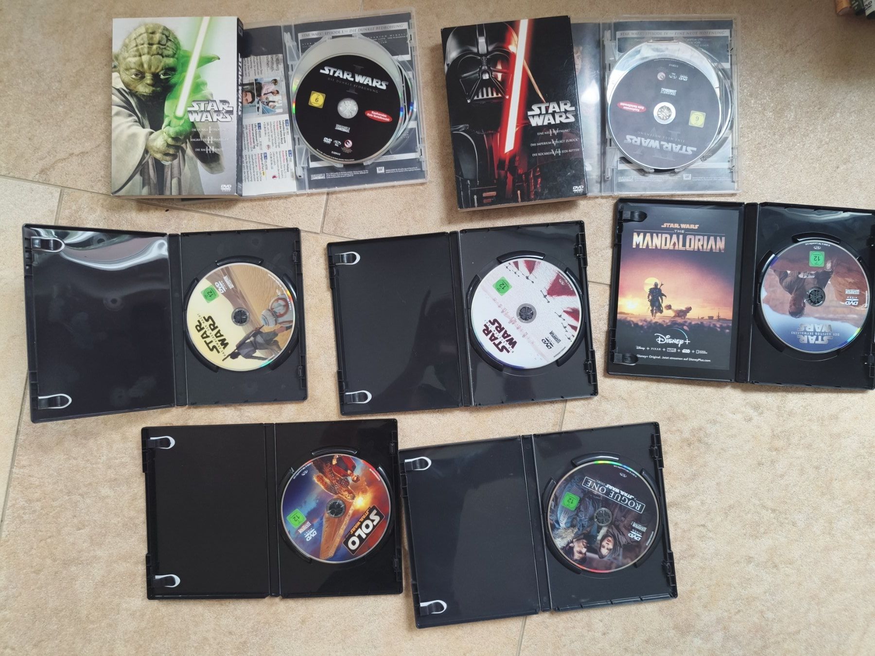 Tutti i DVDs: Star Wars DVD Set  Filme gebraucht – Usato da Luzern venduto da markus82 1