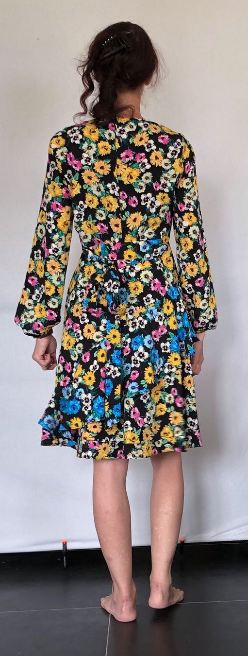 Vestiti: Robe à fleurs volantée Wallis taille 36 neuve – Nuovo e nell'imballaggio originale da Coppet venduto da Vanessamode 6