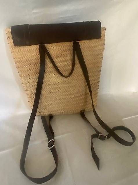 Zaini: *STROH-LEDER RUCKSACK* seltenes Design – Usato da Zürich venduto da doris001 1