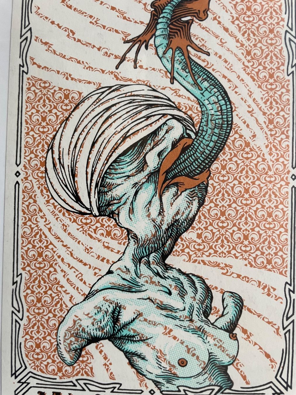 Cartoline: Cadre carte de Tarot "Le Jugement" Création originale – Usato da Oron-la-Ville venduto da W.XIX 1