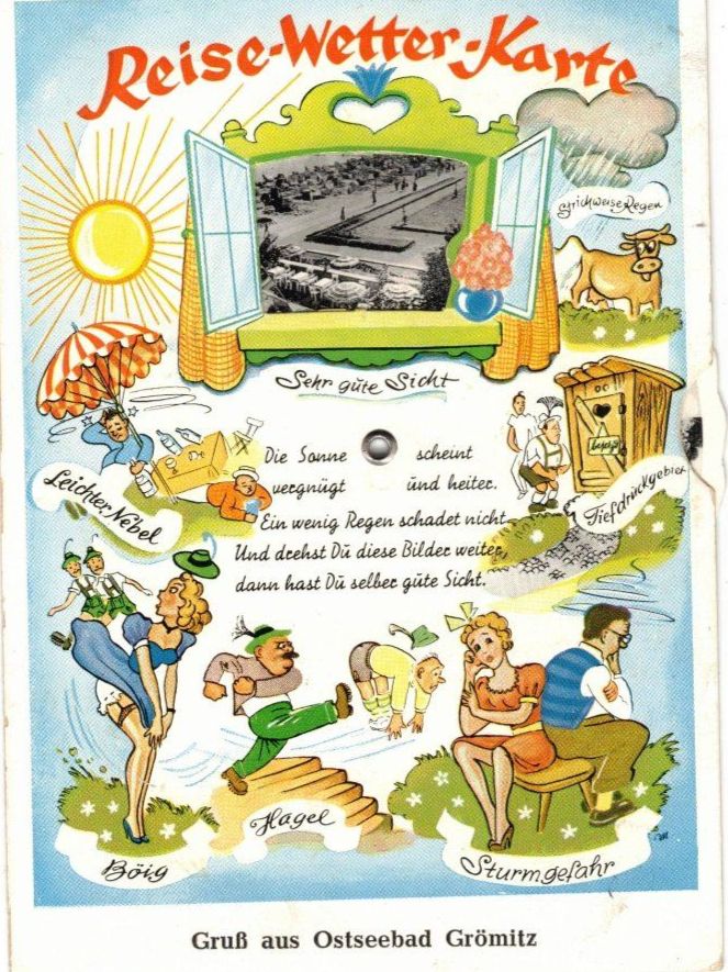 Cartoline postali: Deutschland Ansichtskarten Ostseebad Grömitz 5 Ansichten – Usato da Widnau venduto da Seppl480