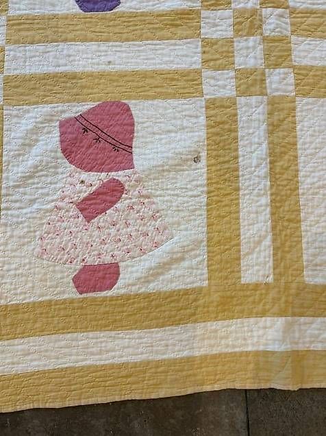 Coperte: Antique Quilt Sunnbonnet – Usato da Rudolfstetten venduto da Bungur 2