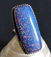 GROSSER  RING IN 925 SILBER