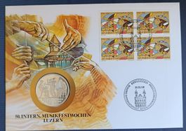 50. INTERN. Musikfestwochen Luzern Silbermedaille ab 1 Fr.