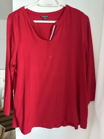 Damen Bluse Street One rot Grösse 40 guter Zustand
