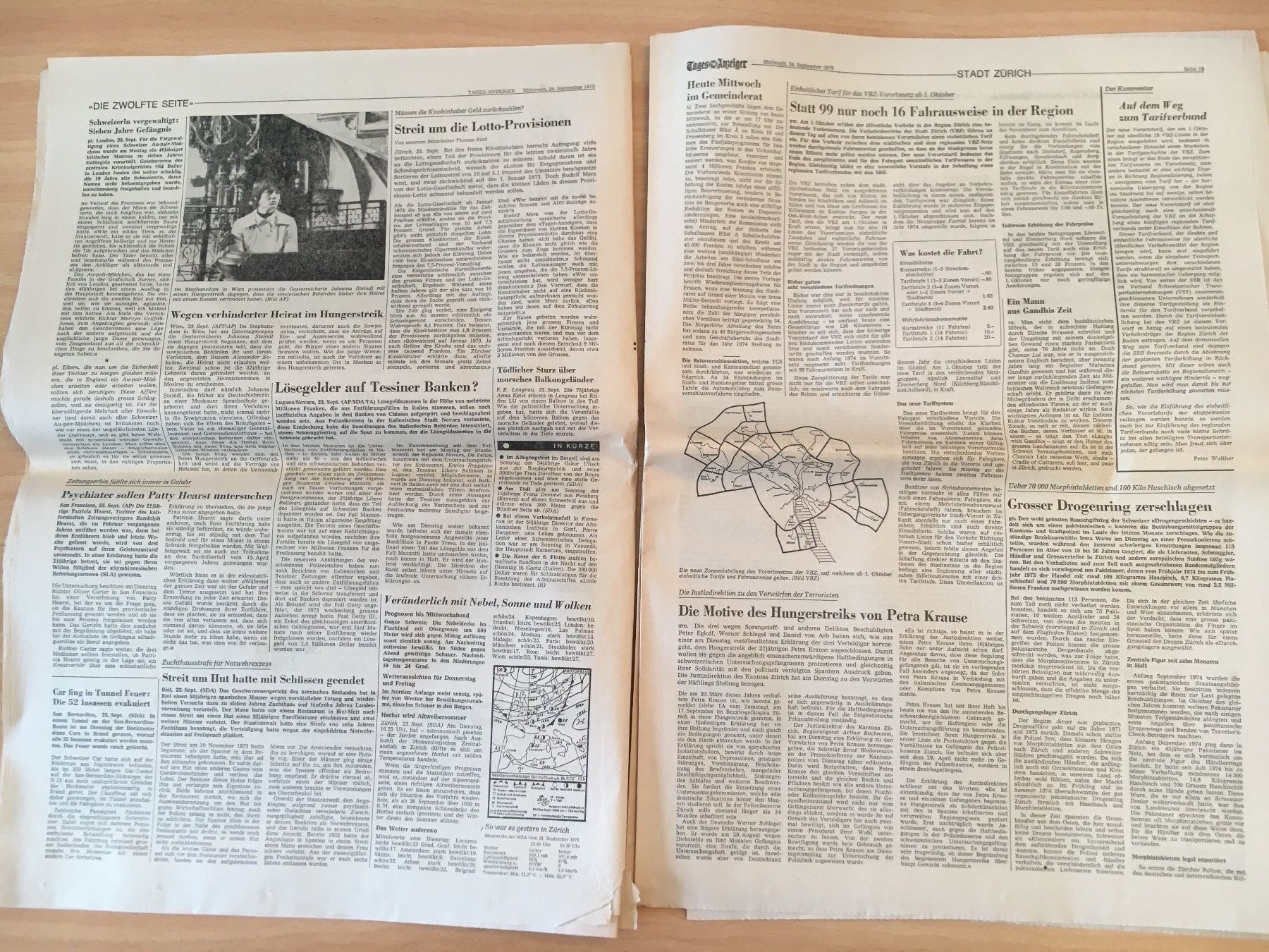 Zeitschriften & Magazine: Tagesanzeiger vom 24. September 1975 – Gebraucht aus Luzern von Jiggy_8898 5