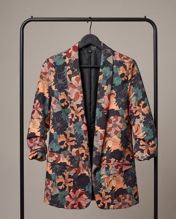 Blazer fleuri - très bon état - taille S/M