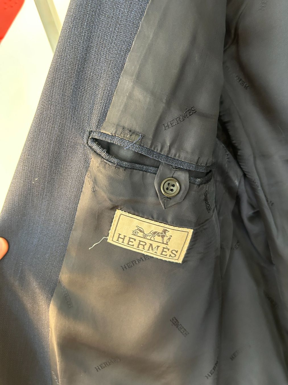 Hermès Vestes: Hermès Navy Blue Wool Blazer – D'occasion à Bern par kurtikobolt74 3