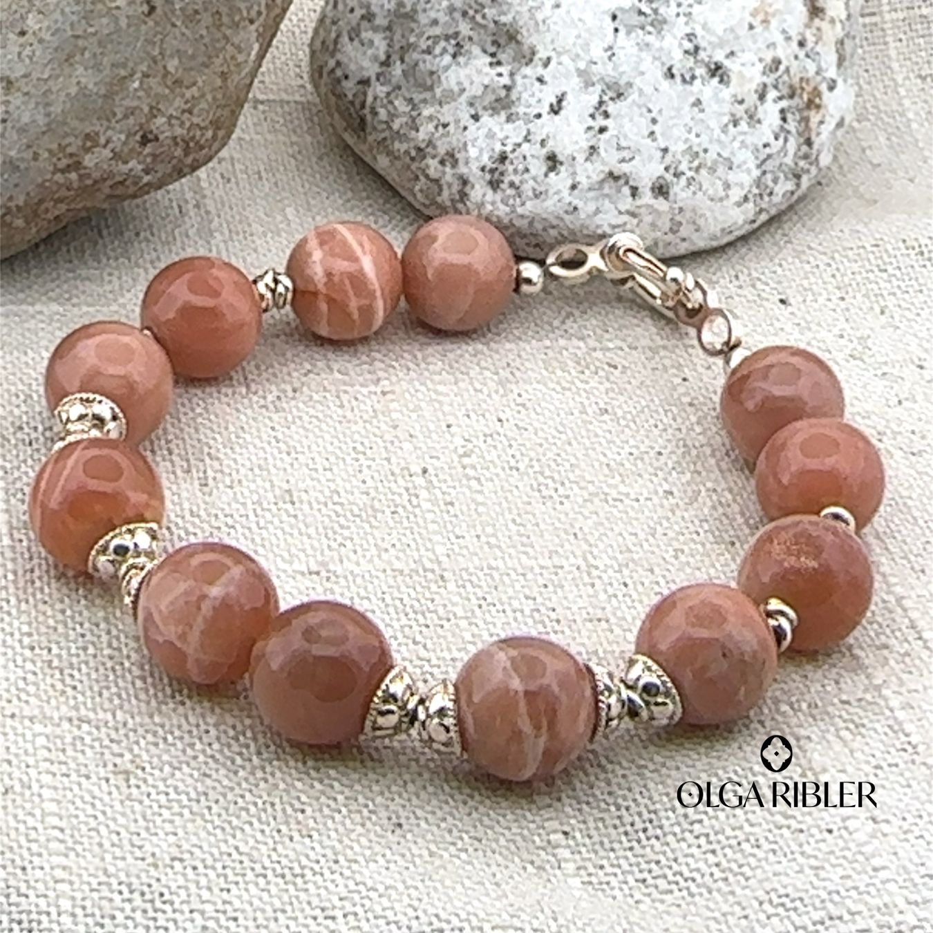 Olga Ribler Armbänder & -reifen: Unikates Achate  Armband Sterling Silber – Neu (gemäss Beschreibung) aus Luzern von Schmuckoutlet 5