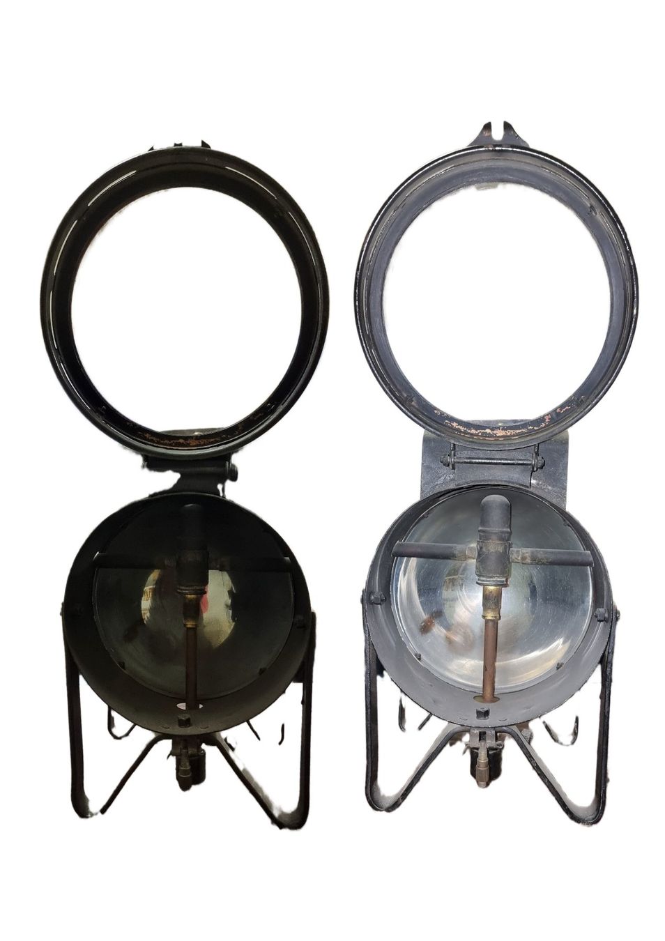 SBB/CFF/FFS Lampade: Antike Gas Bahnlampe Leitungsunterhalt – Usato da Zell LU venduto da div_w55n 2