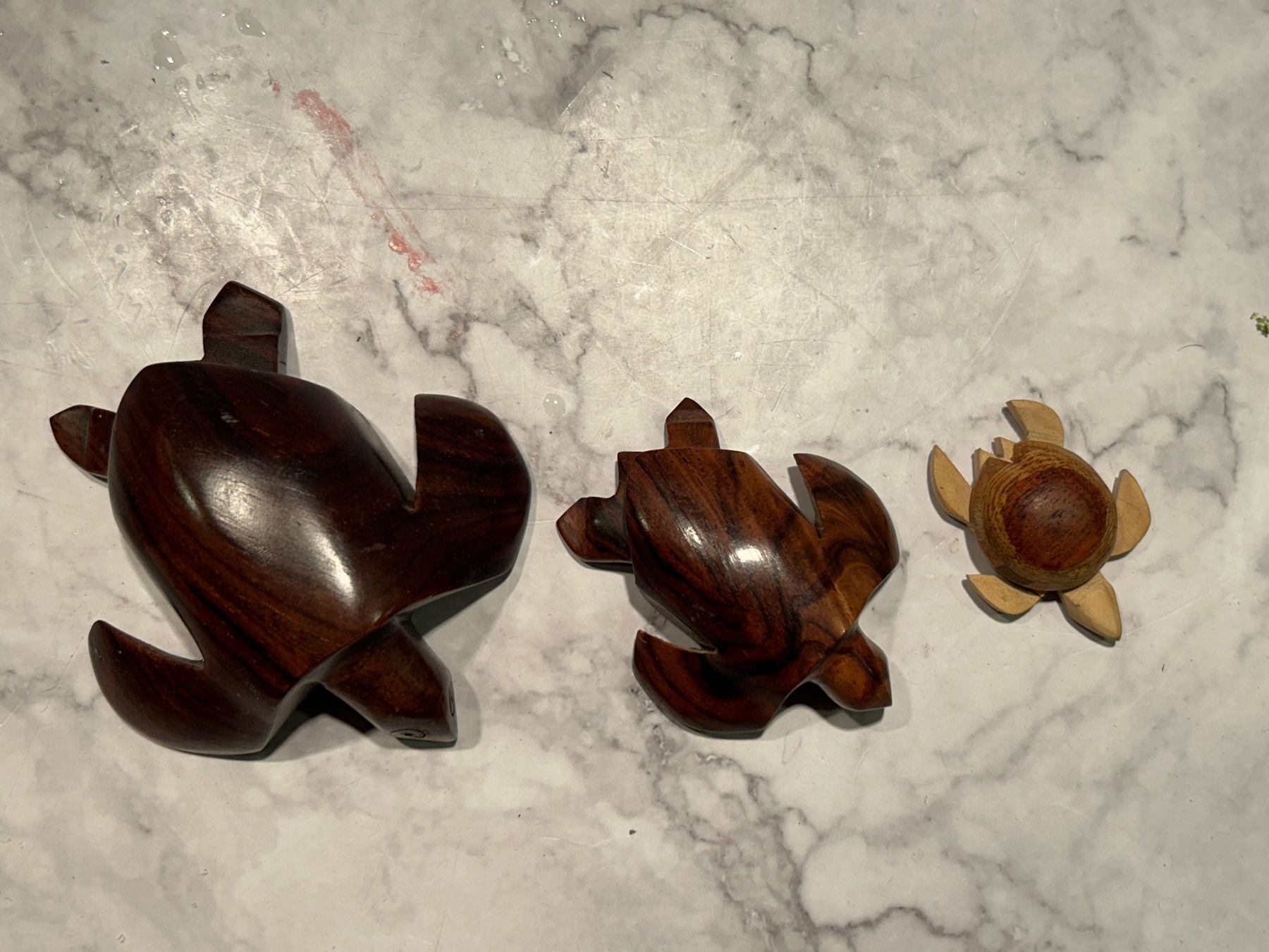 Tutte le decorazioni: 3 Holz Schildkröten, Deko – Usato da Basel venduto da toy_t8bb 1