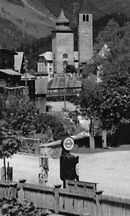 Cartoline postali: Susch Hotel Post Postablage Tankstelle STANDARD – Usato da Bichelsee venduto da Gloeckner 1