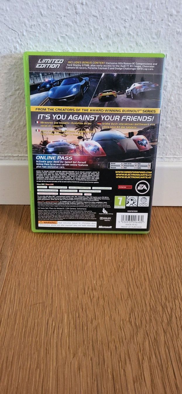Microsoft Spiele: Xbox 360 - Need for Speed Hot Pursuit – Gebraucht aus Münsingen von DigitaleSpielecke 1