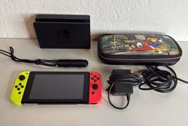 Nintendo Switch Console with Mario Odyssey Case 🎮