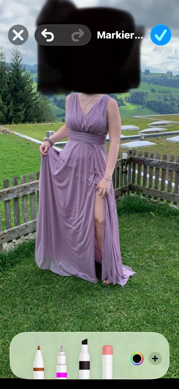 Kleider: Lila Glitzer Abendkleid, Grösse 36, festlich & elegant – Neu (gemäss Beschreibung) aus Wald AR von bertli00 6