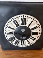 Designer Wanduhr von MUTONI 112 x 112 cm Industrial Stil