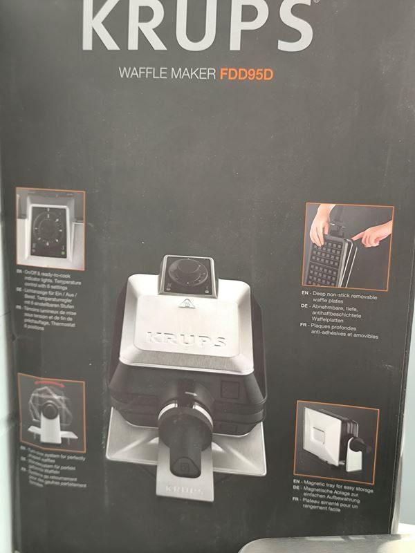 Küchengeräte: KRUPS Waffle Maker – Neu (gemäss Beschreibung) aus Rüti ZH von Restwert_Rueti_ZH 5