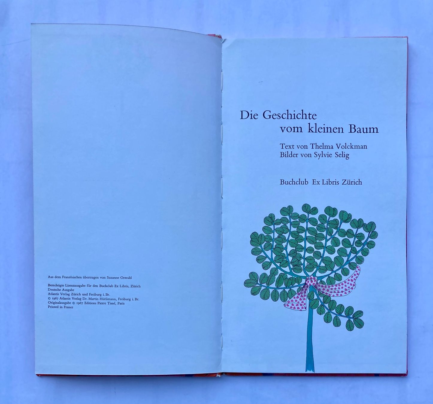 Livres: Die Geschichte vom kleinen Baum – D'occasion à Bubendorf par Alpenheidi 3