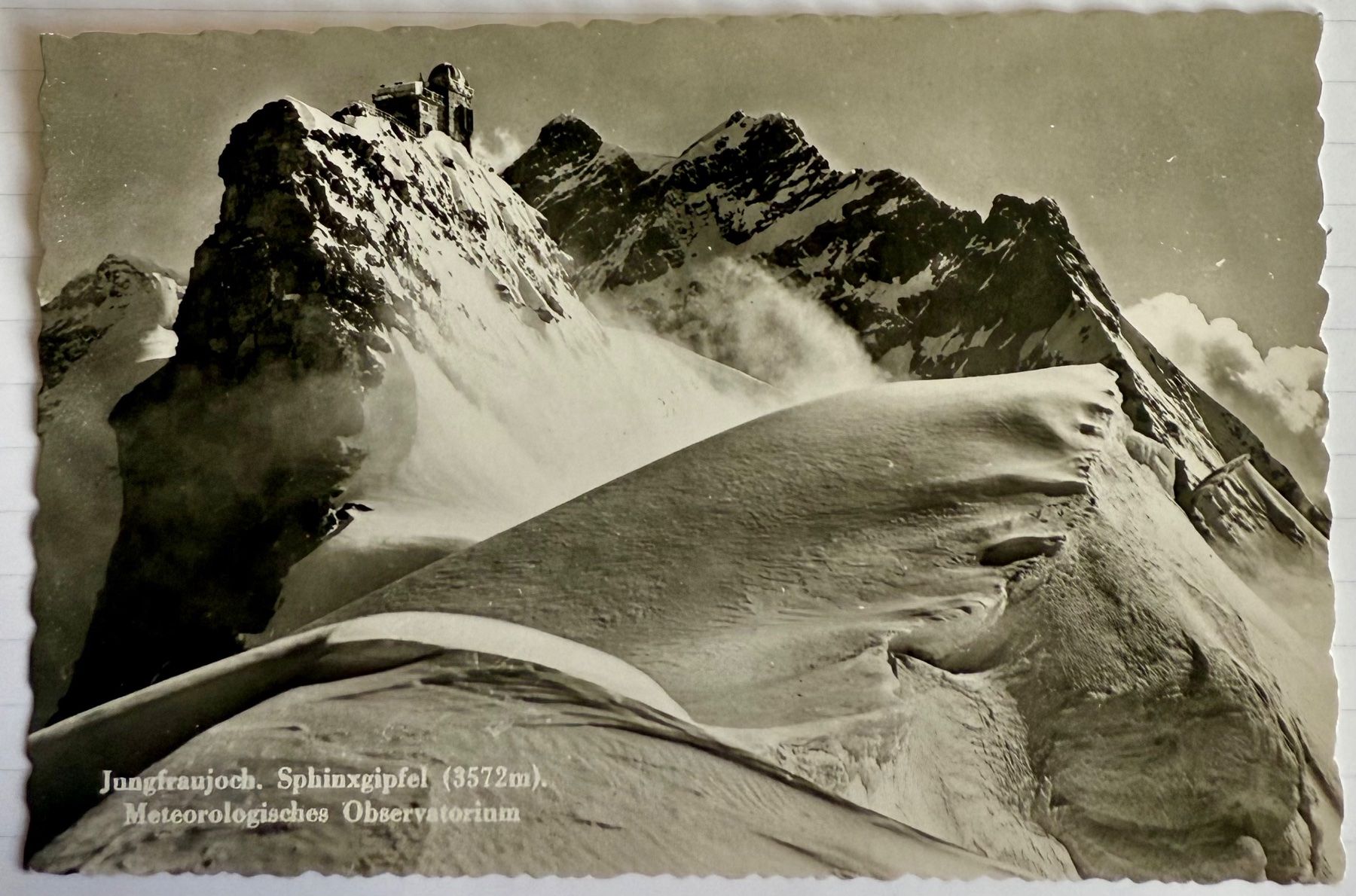 Cartes postales: Jungfraujoch - Sphinxgipfel 1953 – D'occasion à Lutry par Ediego