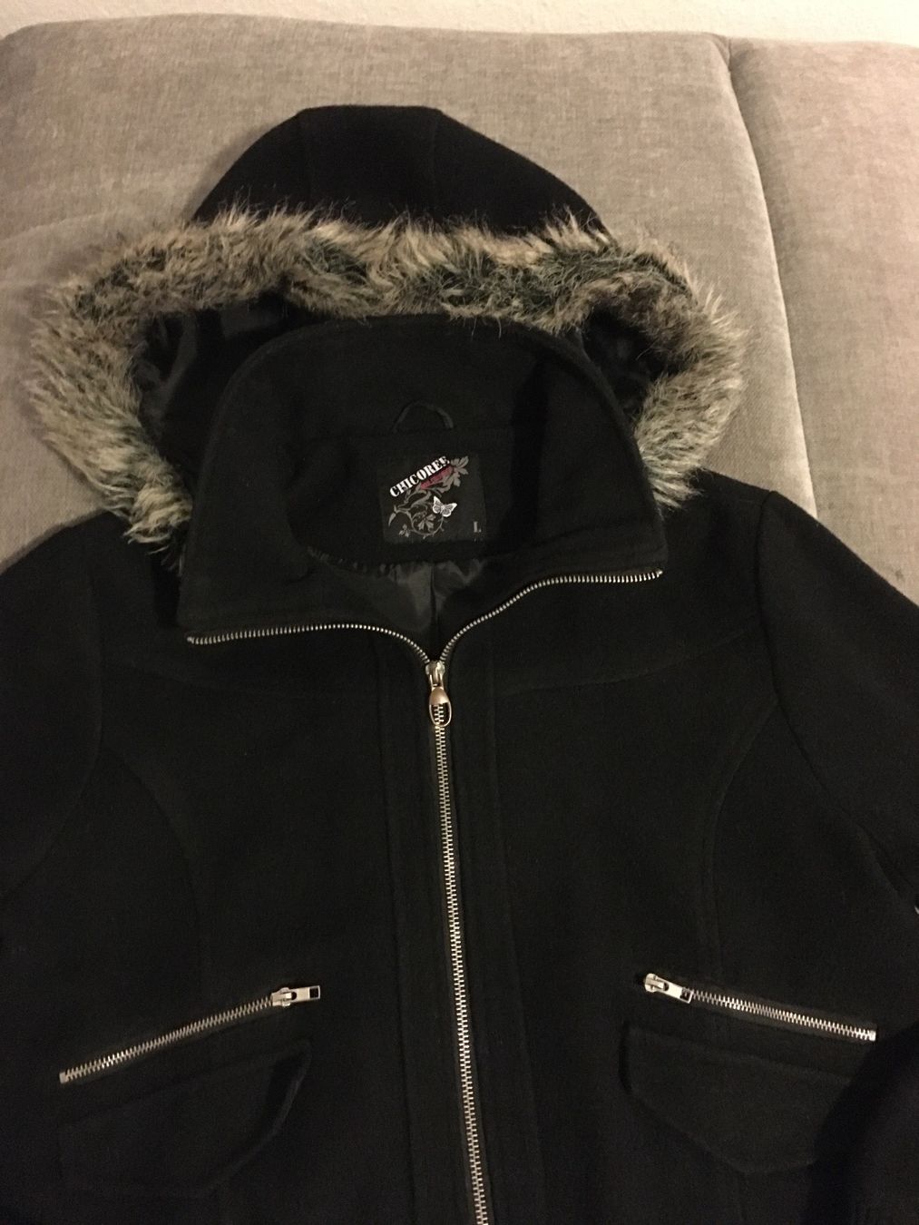 Vestes: Jacke Mantel Hoodie Gr L – D'occasion à Grenchen par Tirana 4