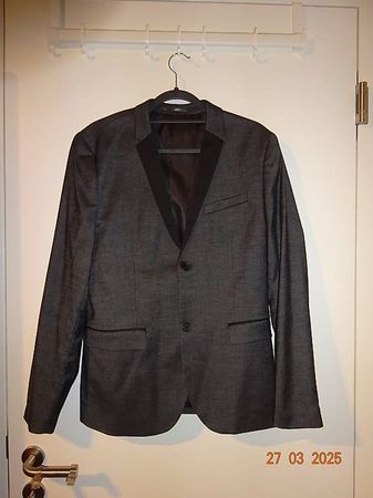 Herren-Sakko Dunkelgrau Größe EUR 52 Top Zustand