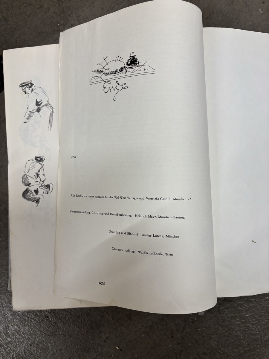 Libri: Das grosse Wilhelm Busch Hausbuch 1961 – Usato da Flums venduto da Limatools 2