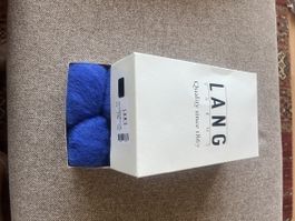 Wolle Lang Yarns Alpaca Superlight 10 blau neu