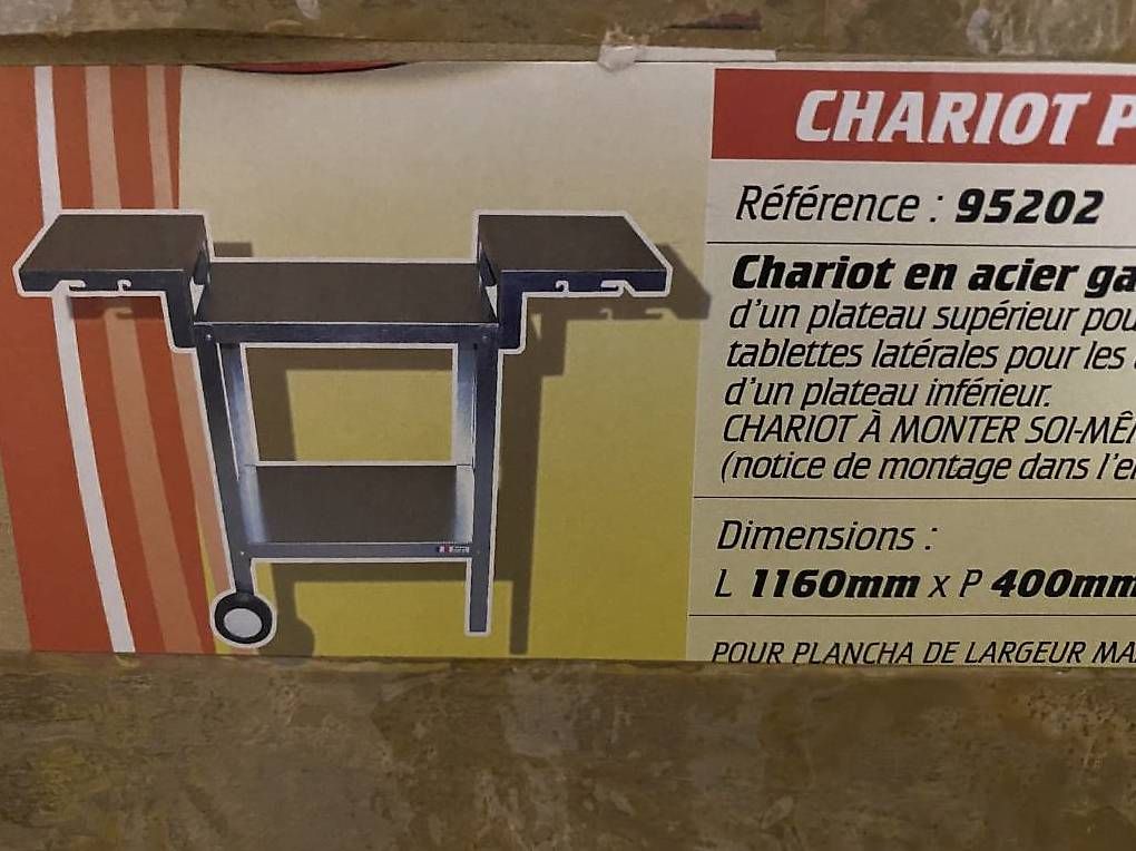 Tutti gli attrezzi: Chariot modulable pour Plancha  – Usato da Saint-Aubin venduto da Dionisis