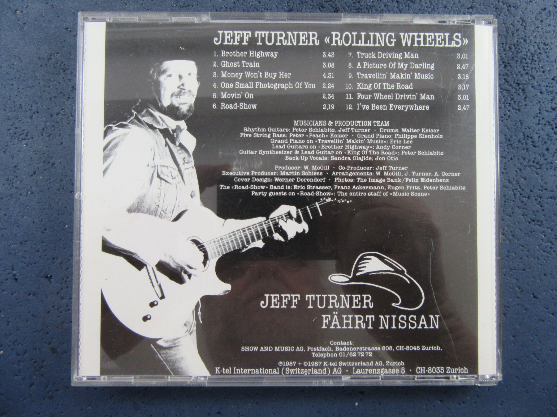 CD: JEFF TURNER " ROLLING WHEELS " COUNTRY CD  SCHWEIZ – Usato da Ettingen venduto da Hausi4711 1