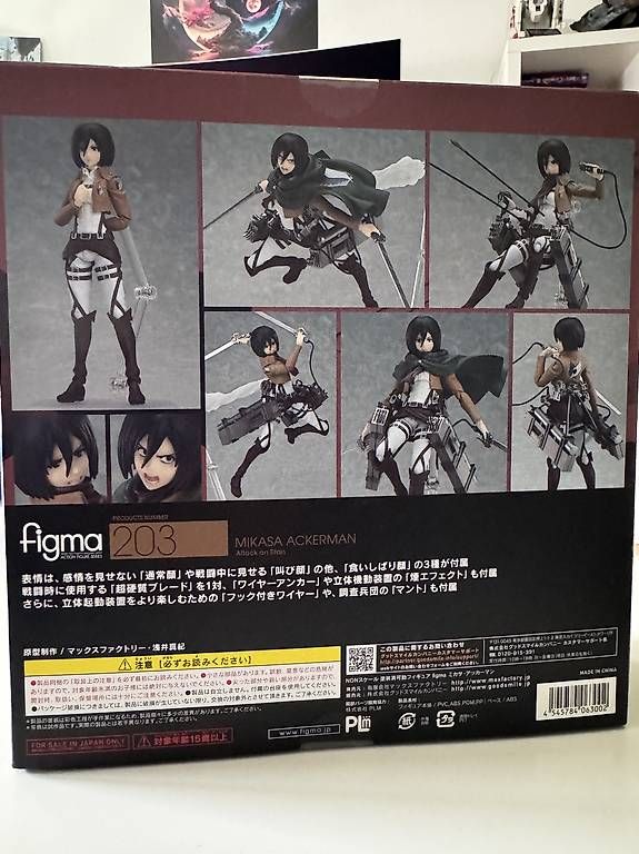 Figuren: Figurine Figma No. 203 Mikasa - neuve – Gebraucht aus Genève von tit_qcm8 1