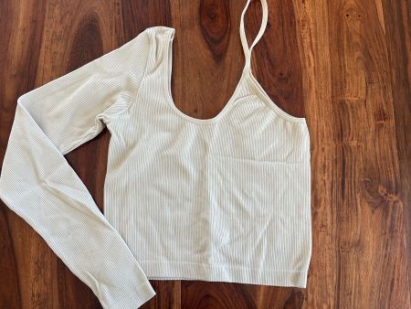 Pull asymétrique beige stradivarius