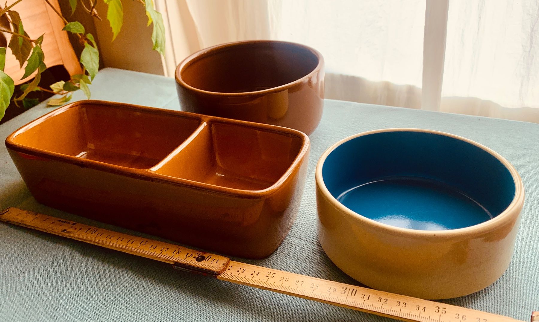 Schalen: 3er-Set Kleintiernäpfe aus Keramik – Gebraucht aus Bern von Flora.Sonea 4