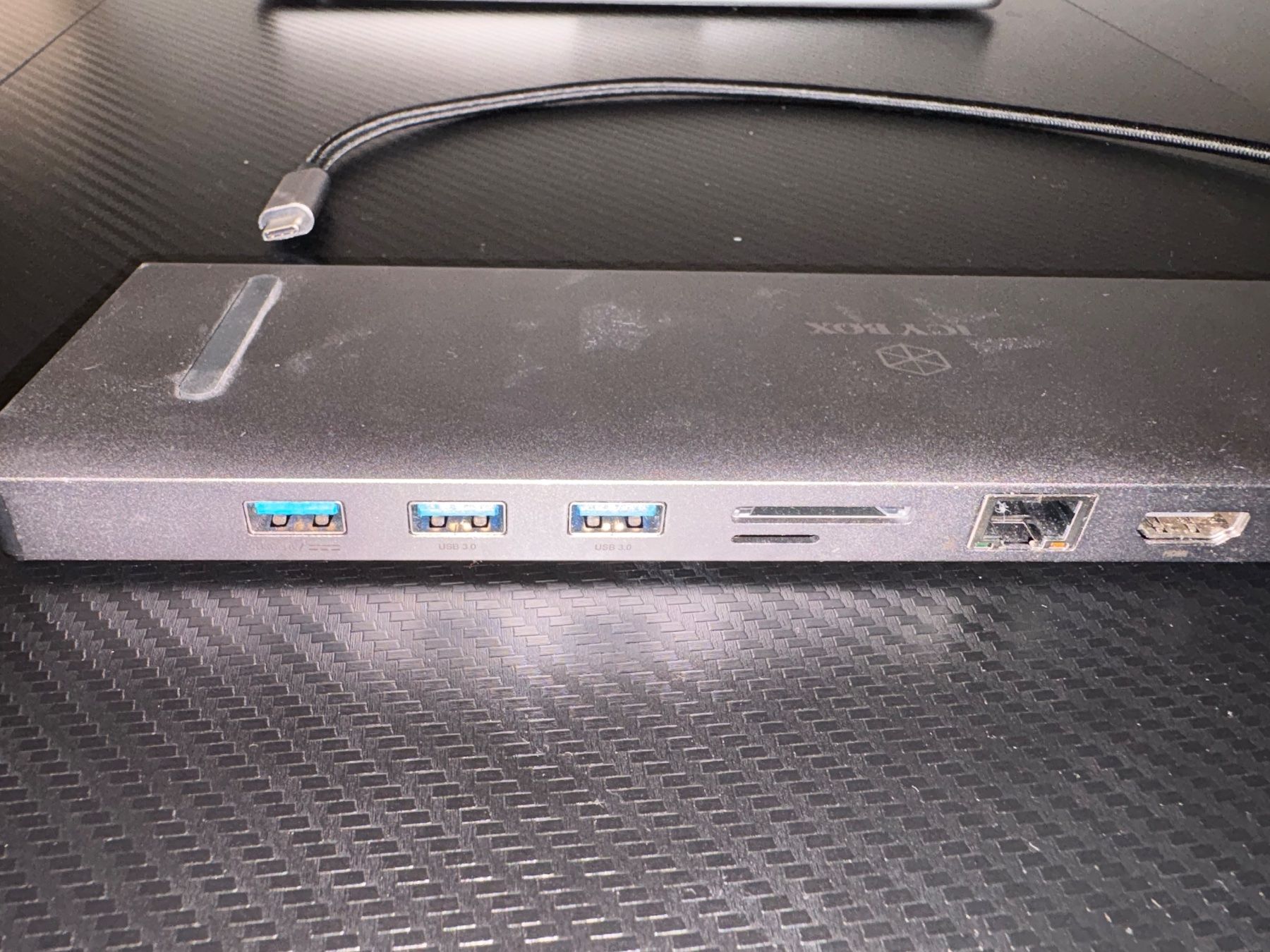 Docking station: USB-C Dockingstation Icy Box silber – Usato da Romanshorn venduto da KevHel 3