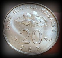 MALAYSIEN 20 SEN 1990