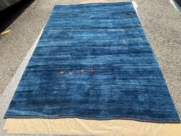 Gabbeh 277x200cm Teppich handgeknüpft sauber defekt