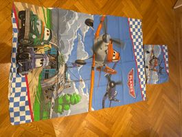 Parure de lit Disney Planes coton 140x200cm 63x63cm