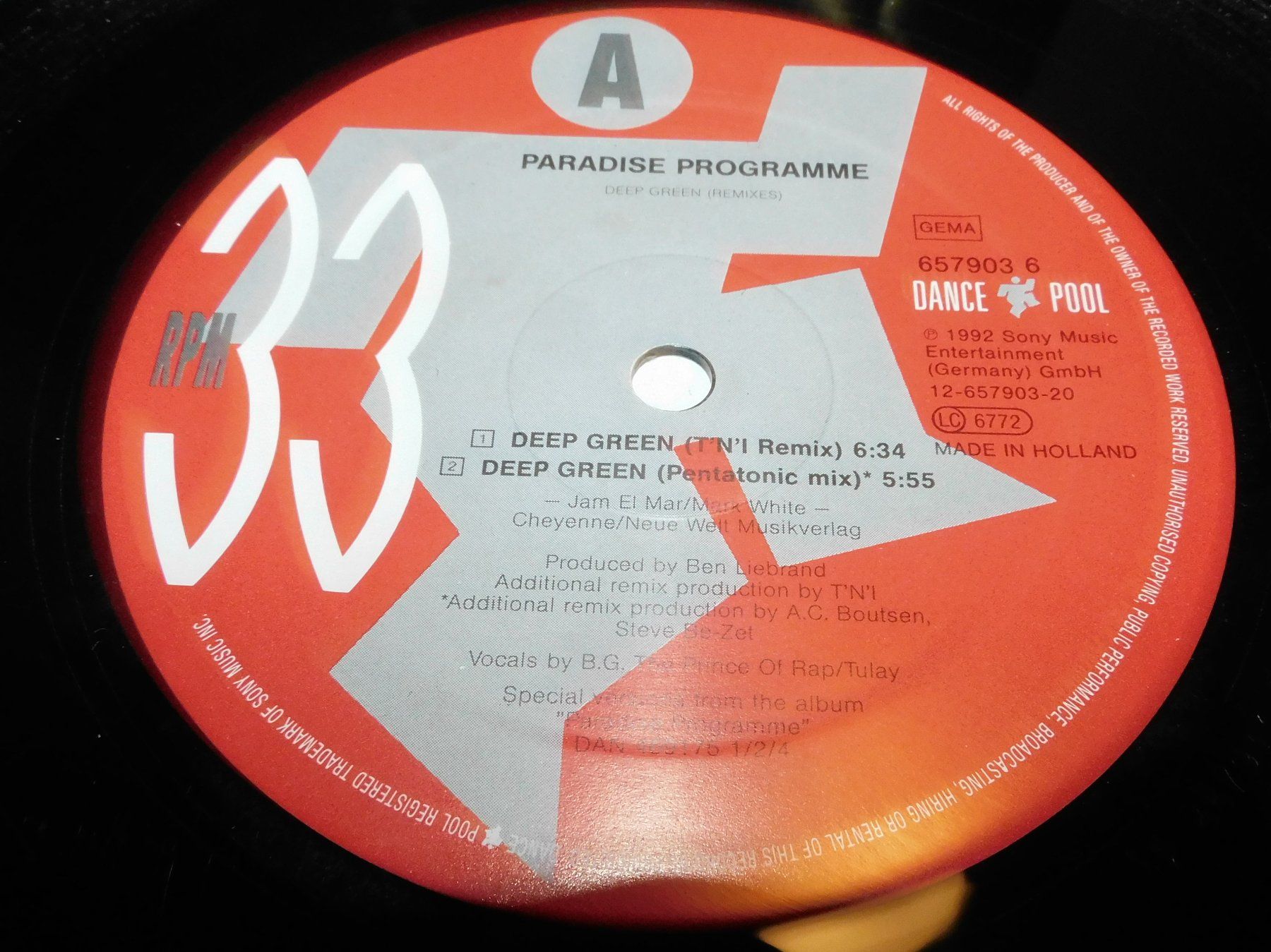 Dischi in vinile: LP Deep Green Remix Mix  - Extended Version -  Schallplatte – Usato da Sursee venduto da 76 1