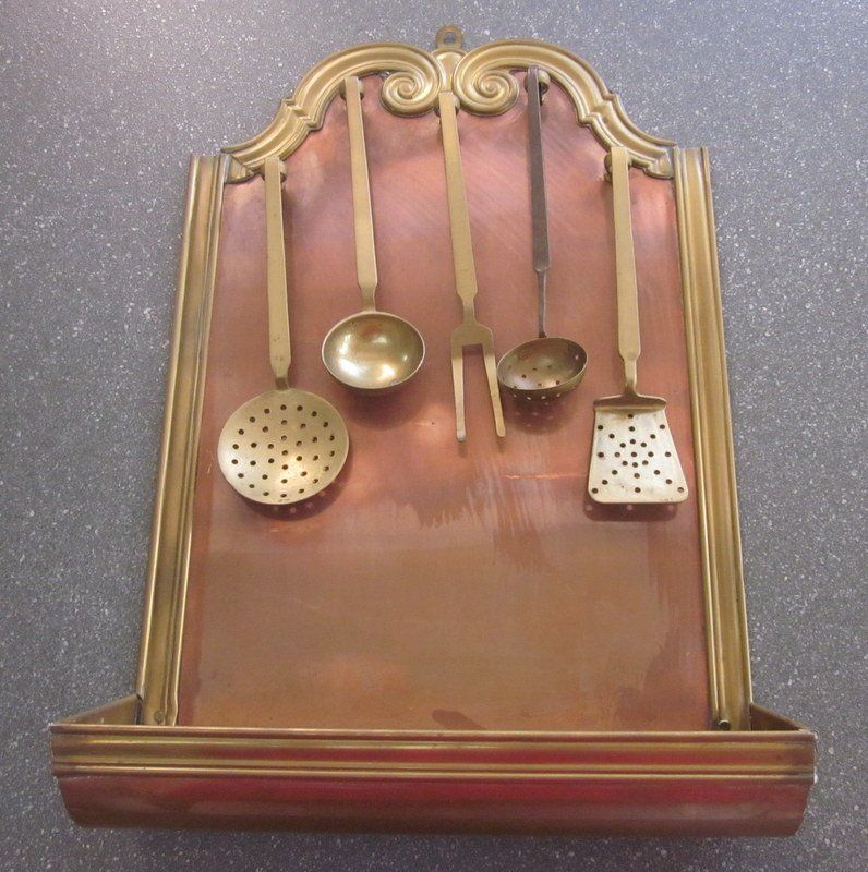 Tutte le decorazioni: Deko Wandboard/Kellenhalter Kupfer und Messing – Usato da Bischofszell venduto da raika 5